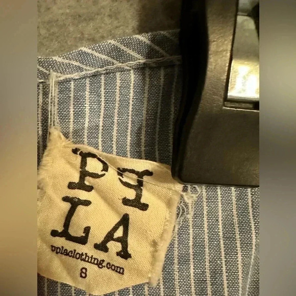 PPLA Claudia tank light blue split sides size S - Picture 6 of 7